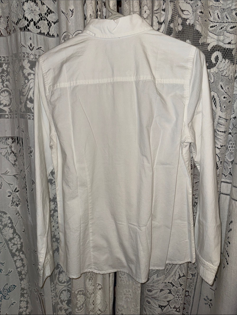 Charter Club white Button-Front Cotton Shirt - Picture 9 of 9